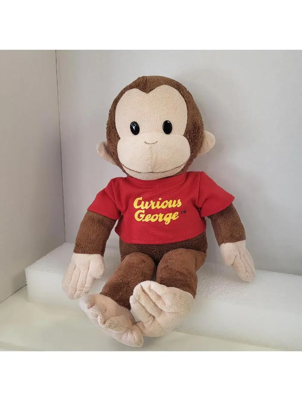 Curious George shirt removable bundle plush flawed 16